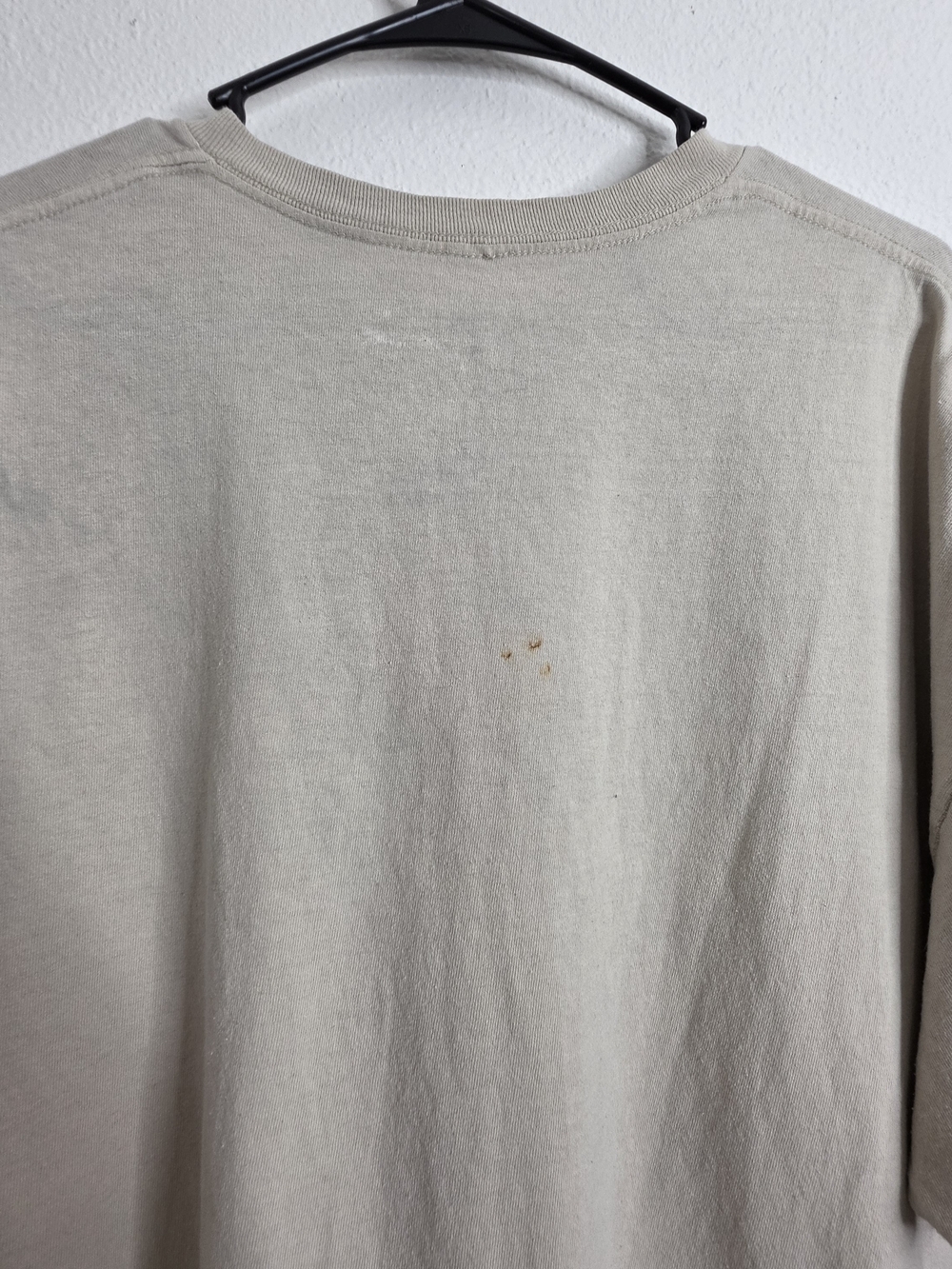 Ford Mustang Since 64 Graphic Tee Shirt Men XL Beige Distressed Car Crewneck - Picture 7 of 10